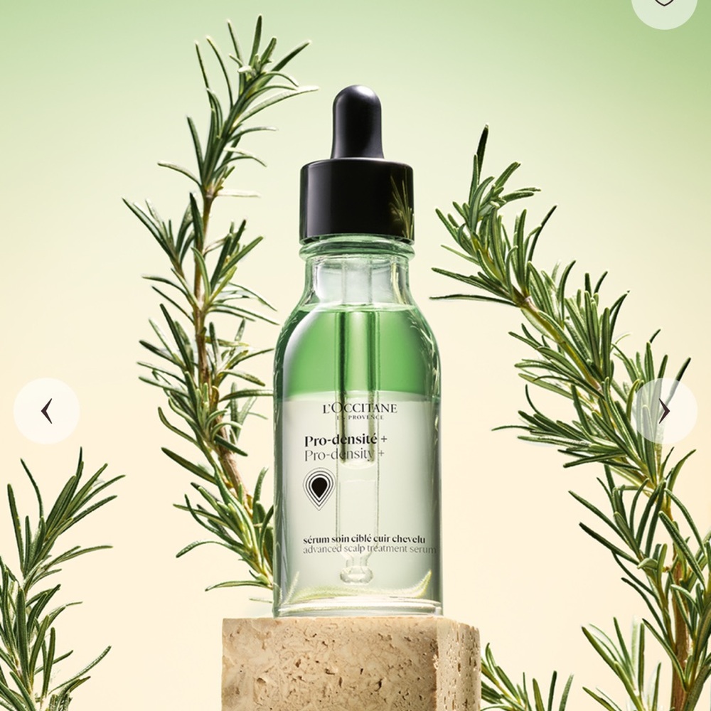l'occitane 𖤓 pro-density + scalp serum. nwt.